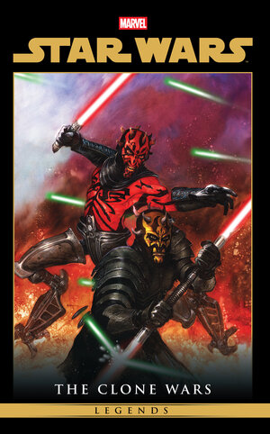 [STAR WARS LEGENDS: THE CLONE WARS OMNIBUS VOL. 1 DAVE DORMAN COVER [DM ONLY] HC]