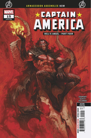 [CAPTAIN AMERICA #15 2ND PRINTING SKAN VARIANT [ARM]]