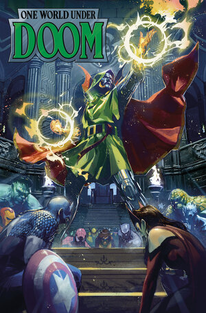 [ONE WORLD UNDER DOOM OMNIBUS BEN HARVEY COVER HC]