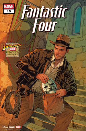 [FANTASTIC FOUR #19 CVR C MARCO CHECCHETTO INDIANA JONES MARVEL ARTIFACT VARIANT]