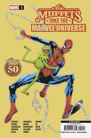[MUPPETS TAKE THE MARVEL UNIVERSE #1 2ND PRINTING CVR A HUMBERTO RAMOS VARIANT]