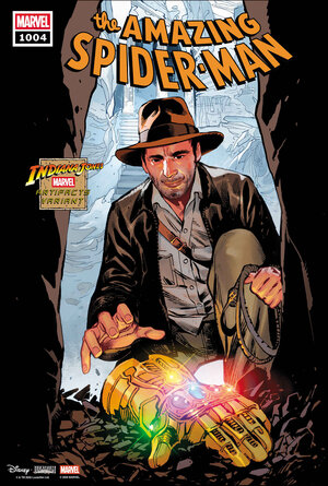 [AMAZING SPIDER-MAN #1004 CVR C SARA PICHELLI INDIANA JONES MARVEL ARTIFACT VARIANT]
