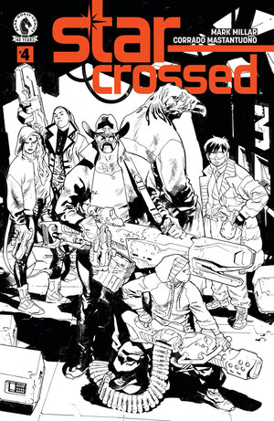 [STAR-CROSSED #4 CVR B (B&W) (STUART IMMONEN)]