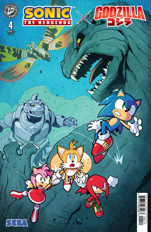 [SONIC THE HEDGEHOG X GODZILLA #4 CVR A (LAWRENCE)]