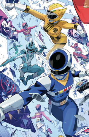 [POWER RANGERS UNLIMITED #5 CVR C EVERY RANGER EVER CARD STOCK CONNECTING VARIANT (FULL ART, ZONNO)]
