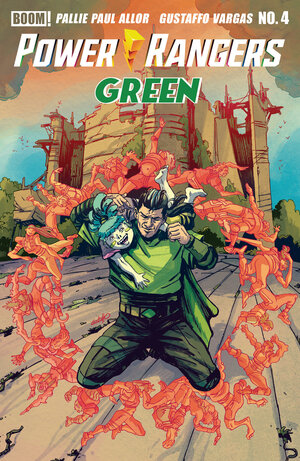 [POWER RANGERS GREEN #4 CVR B VARIANT (DRESSED, VARGAS)]