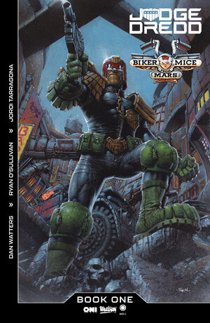 [JUDGE DREDD/BIKER MICE FROM MARS #1 COVER A DAVID FINCH]