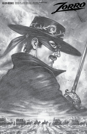 [ZORRO ANNUAL #1 CVR D (BONACORSI B&W)]