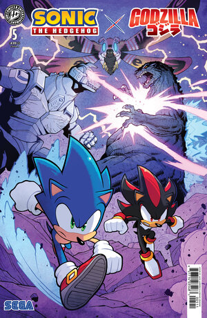 [SONIC THE HEDGEHOG X GODZILLA #5 CVR A (LAWRENCE)]