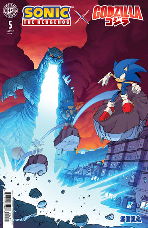 [SONIC THE HEDGEHOG X GODZILLA #5 CVR B (SCHOENING)]