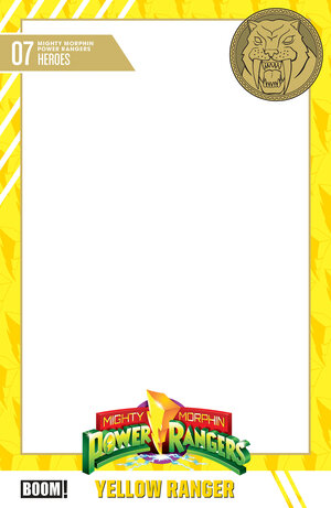 [MIGHTY MORPHIN POWER RANGERS (2026) #7 CVR D TRADING CARD BLANK SKETCH VARIANT]