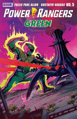 [POWER RANGERS GREEN #5 CVR B VARIANT (DRESSED, VARGAS)]