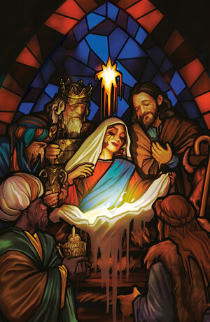[CHRISTMAS DARKNESS #1 CVR G UNLIMITED VARIANT (FULL ART, PUEBLA)]