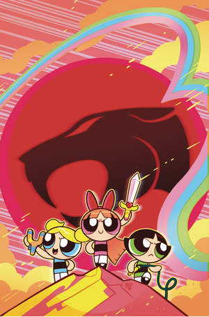 [THUNDERCATS POWERPUFF GIRLS #1 CVR H GANUCHEAU HOLOFOIL PREMIUM]