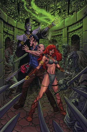 [RED SONJA VS AOD #3 CVR F RANEY LTD VIRGIN]