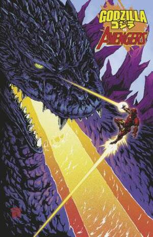 [GODZILLA VS AVENGERS #1 CVR B TAKESHI OKAZAKI FOIL VAR (Net)]