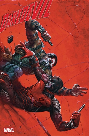 [DAREDEVIL #22 CVR B DAVIDE PARRATORE BRING ON THE BAD GUYS VAR]