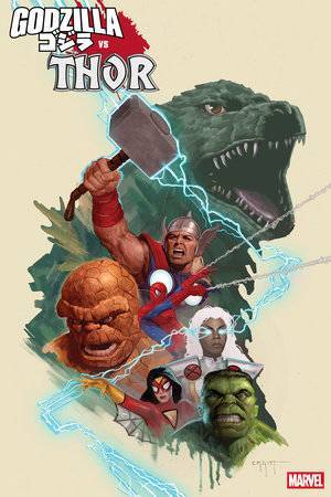[GODZILLA VS THOR #1 CVR H EM GIST MARVEL UNIVERSE VAR]