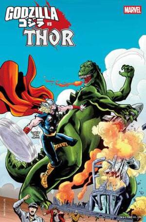 [GODZILLA VS THOR #1 CVR F GUIDRY KING OF MONSTERS HOMAGE VAR]