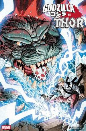 [GODZILLA VS THOR #1 CVR C NICK BRADSHAW MONSTER HOMAGE VAR]