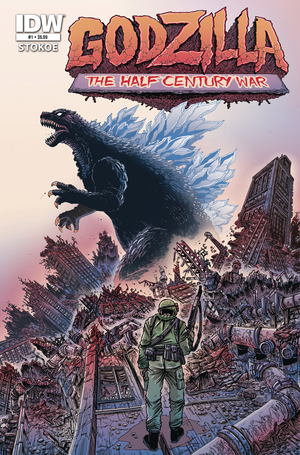 [GODZILLA 70TH ANNIV FOIL CLASSICS HALF CENTURY WAR #1]
