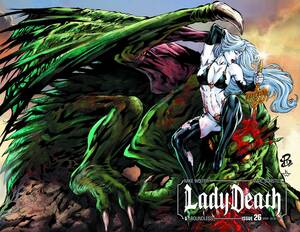 [LADY DEATH (ONGOING) #26 WRAP CVR]