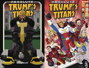 [ABSOLUTE TRUMPS TITANS #1 CVR H HOLOFOIL FLIP CVR (NOTE PRIC]