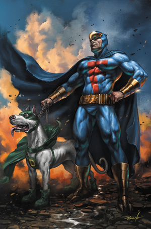 [THE BLUE FALCON & DYNOMUTT #1 CVR F LUCIO PARRILLO FOIL VIR]