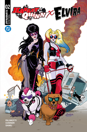 [HARLEY QUINN X ELVIRA #2 CVR E AMANDA CONNER 1 FOIL]