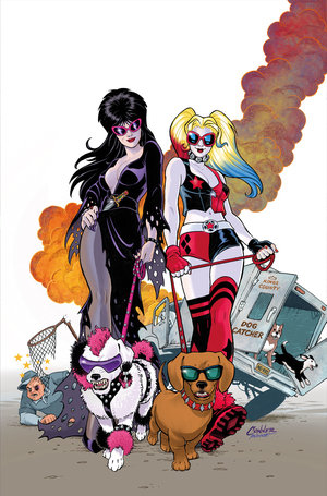 [HARLEY QUINN X ELVIRA #2 CVR J AMANDA CONNER 1 LTD VIR]