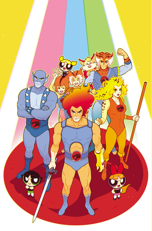 [THUNDERCATS THE POWERPUFF GIRLS #4 CVR F METAL PREMIUM]