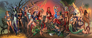 [GRIMM FAIRY TALES #100 CVR F CAMPBELL GATEFOLD]