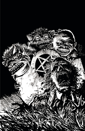 [GHOULIES #1 CVR E B&W LTD ED 1/350]