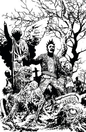 [RETURN OF THE LIVING DEAD #4 CVR E B&W MARTINEZ LTD ED]