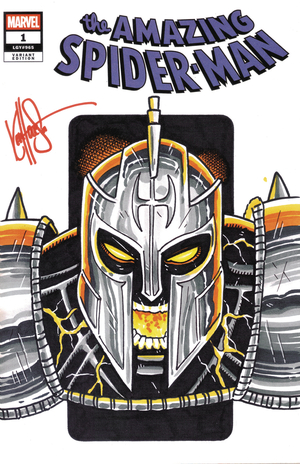 [DF MARVEL COMICS COMMISSIONED CVR HAESER HELLGATE SKETCH]