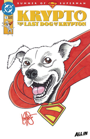 [DF KRYPTO LAST DOG OF KRYPTON #1 HAESER SKETCH]