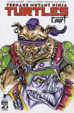 [DF TMNT #1 JESSICA COURT BEBOP & ROCKSTEADY SKETCH]