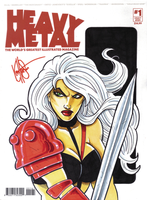 [DF HEAVY METAL MAGAZINE #1 BLANK HAESER SKETCH]