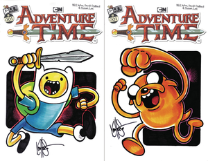 [DF ADVENTURE TIME #1 2 CVR SET HAESER SKETCH]