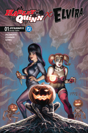[HARLEY QUINN X ELVIRA #1 CVR C LINSNER]