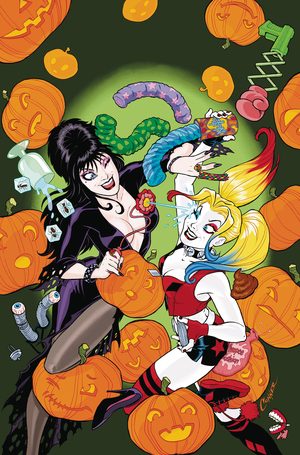 [HARLEY QUINN X ELVIRA #1 CVR L CONNER 1 LTD VIRGIN]