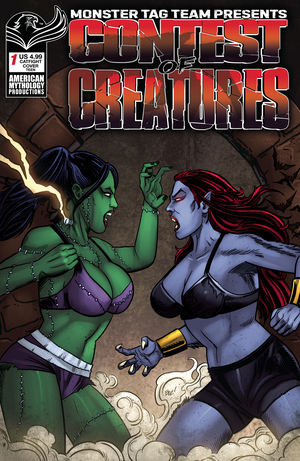 [CONTEST OF CREATURES #1 CVR F HASSON CATFIGHT]