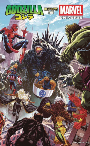 [DF GODZILLA DESTROYS THE MARVEL UNIVERSE #1 BROOKS SGN]