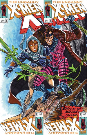 [DF MARVEL CVR ART SGN & REMARK HAESER UNCANNY X-MEN #266 SKE]