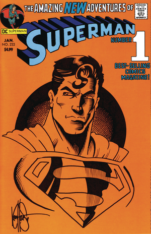 [DF SUPERMAN #233 FACSIMILE SGN & REMARK HAESER]