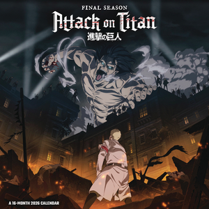 [ATTACK ON TITAN 16 MONTH 2026 WALL CALENDAR]