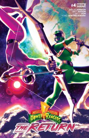 MIGHTY MORPHIN POWER RANGERS THE RETURN #4 (OF 4) CVR A MONTES