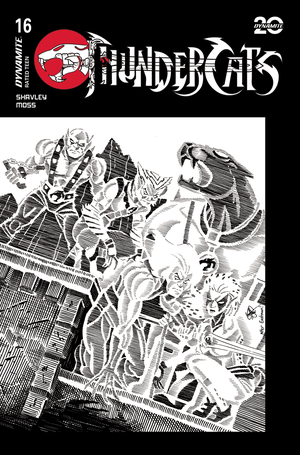 [THUNDERCATS #16 CVR T 20 COPY INCV TMNT HOMAGE HAESER LINE ART]