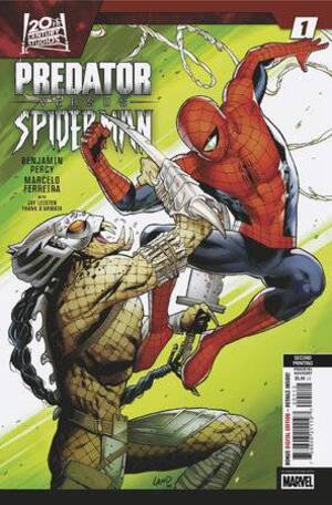 [PREDATOR VS SPIDER-MAN #1 (OF 4) 2ND PTG CVR A GREG LAND VAR]