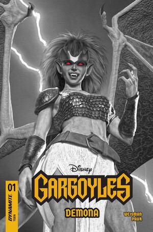 [GARGOYLES DEMONA #1 CVR U 7 COPY INCV FOC SPEARS B&W]